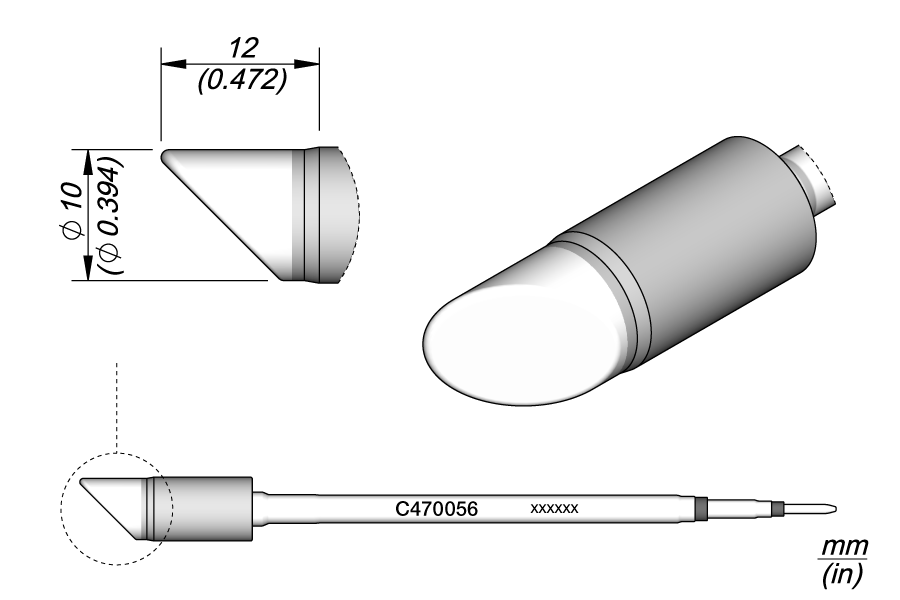 C470056 - Bevel Cartridge Ø 10